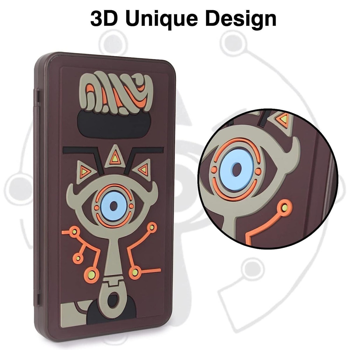 Nintendo Switch POST CARD HOLDER P'sclub seta 24 in 1 Zelda Sheikah Slate Game Card Storage Holder Case For