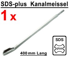 SDS-plus Kanalmeißel 23mm x 400mm Meißel Stemmmeißel für Bohrhammer Stemmhammer