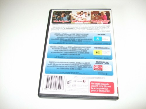 The Animal / The Benchwarmers / Deuce Bigalow European Gigolo - DVD *Free Post* - Picture 2 of 4