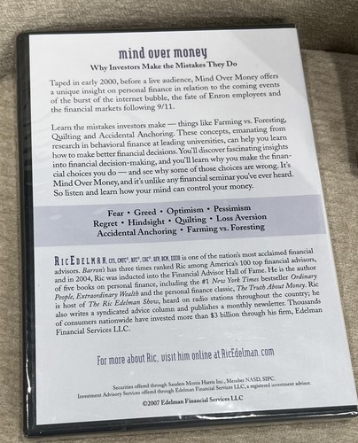 Lot Audio CDs WETA Ric Edelman Mind Over Money (sealed) Reveals Lies About Money - Imagen 6 de 18