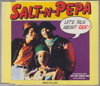 SALT ´N´ PEPA Let´s Talk About Sex! MCD 1992 RAR & NEUWARE 90s Hip Hop Klassiker
