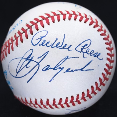 PSA de béisbol Joe DiMaggio Ted Williams Carl Yastrzemski multifirmado - Imagen 3 de 6