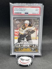 2008-09 Upper Deck Serie 1 Blake Wheeler Young Guns PSA 9 🔥 # 202 🔥