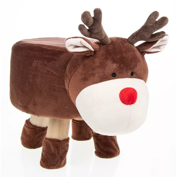 Reindeer footstool deals