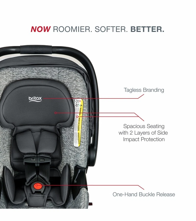 Britax B-Free Sport & B-Safe Gen2 FlexFit+ Travel System - Asher - Image 2 of 4