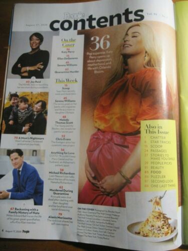 17. August 2020 Ausgabe des People Magazine Katy Perry #141 - Bild 2 von 4