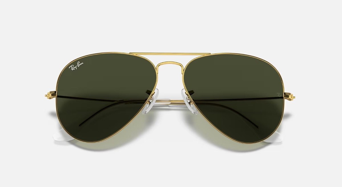 Ray-Ban Aviator RB3025 L0205 ゴールド G-15 Ray-Ban Aviator Classic Arista Gold/G-15 Green 58 mm Sunglasses