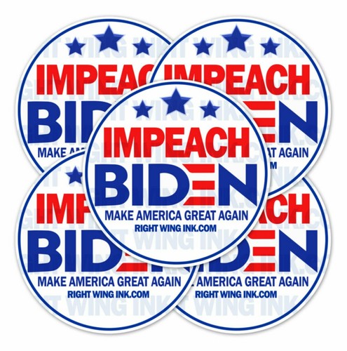 Impeach Biden Bumper Sticker Made In USA Exclusive Anti Biden - Foto 8
