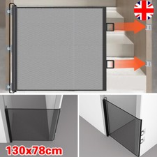 Retractable Pet Dog Gate Safety Guard Folding Baby Toddler Stair Gates Isolation