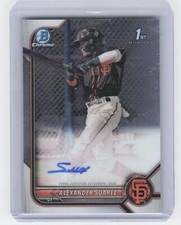 2022 Bowman Chrome #CPA-ASR Alexander Suarez Prospect Autographs