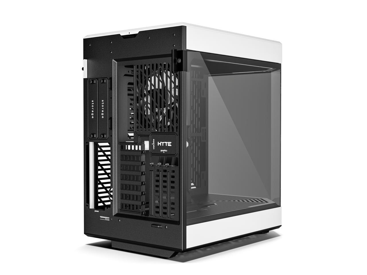 HYTE Y60 Современный эстетичный двухкамерный корпус Mid-Tower ATX Co с панорамным закаленным стеклом