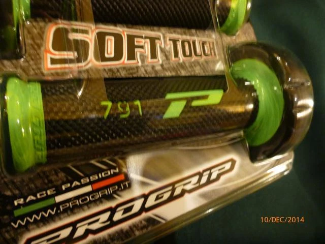 Traje de empuñaduras de moto ProGrip verde negro Kawasaki KX60 KX80 KX85 KX100 Foto 2 de 4