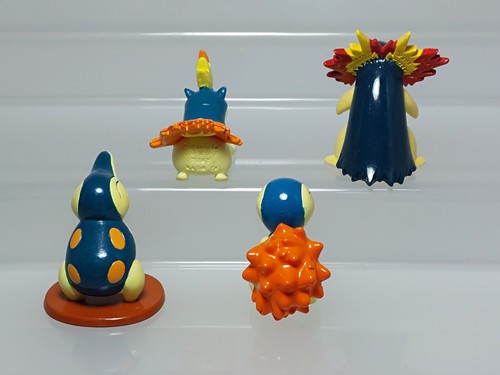 Figura Meganium Chikorita Typhlosion Feraligar Totodile Pokemon Tomy W09 1,3-2 pulgadas - Imagen 10 de 16