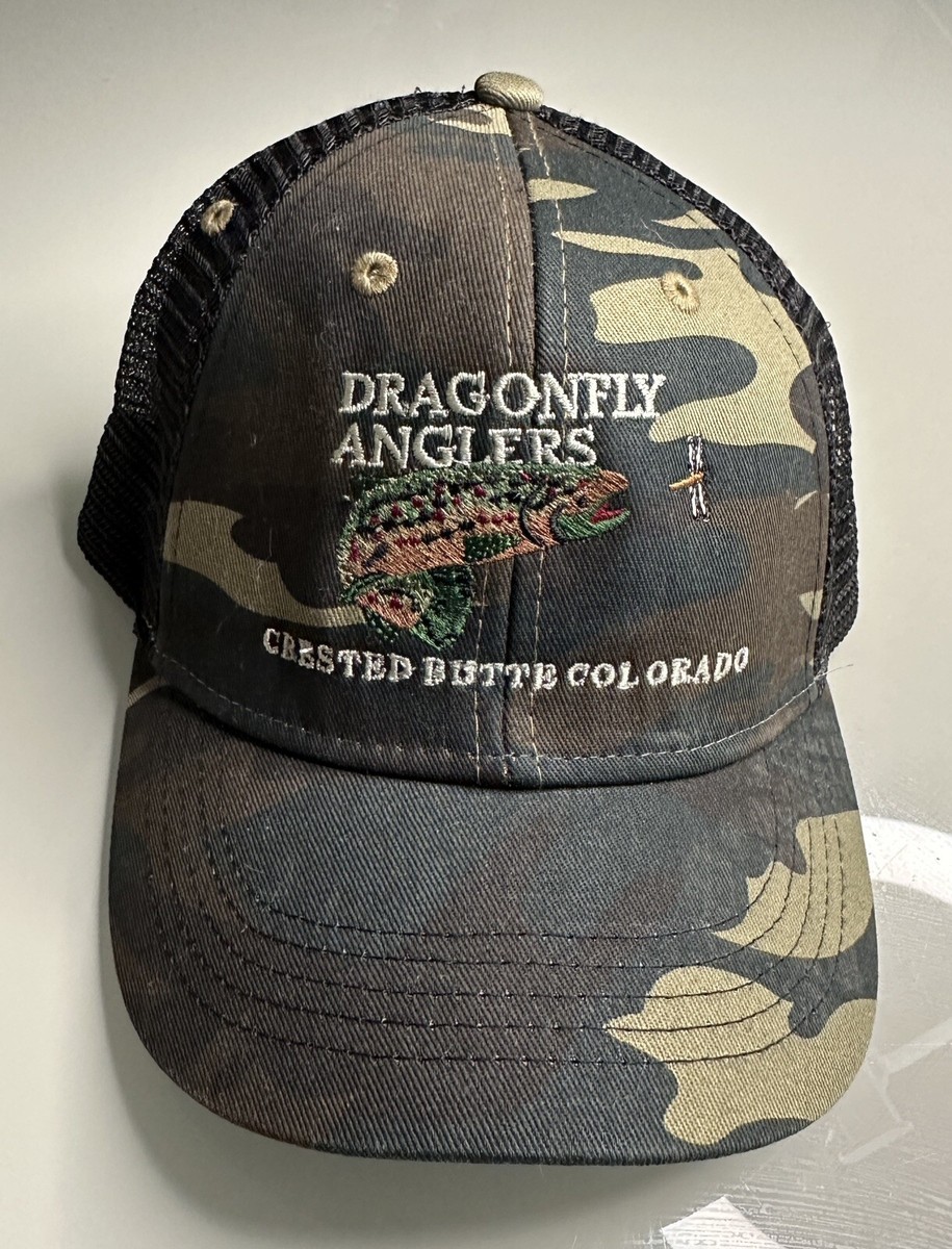 Dragonfly Angler Trucker Hat Crested Butte Colorado  display picture 1