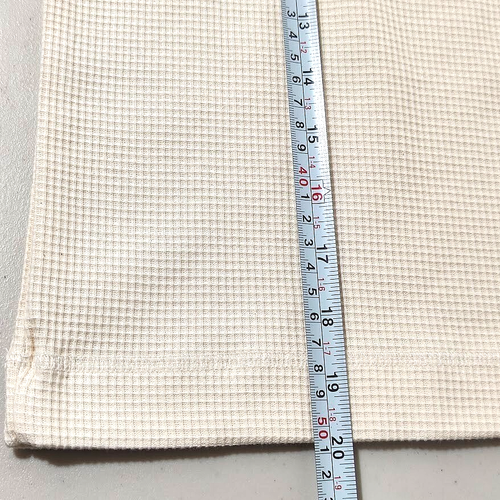 Organic Cotton Waffle Henley Unisex Size 7-8 Yr Simple Folk Sustainable Undyed - Picture 9 of 12