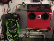 Abrasive Sand Media Bead Blast Blaster Blasting Cabinet Abrasive Sand Media Bead Blast Blaster Blasting Cabinet