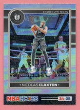 Nicolas Claxton, Brooklyn Nets 2024-2025 Hoops Opti-Chrome Silver Prizms
