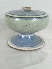 Deneen Pottery Signed Vintage Pottery Oil Lamp