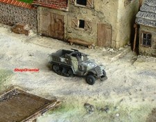 WWII 1:144 US M3 Half-Track Armor Vehicle Wargame Model