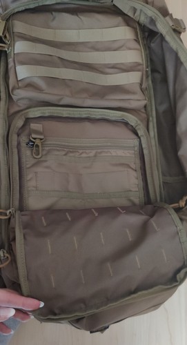 Trekkingrucksack 60 Liter Taktischer Rucksack mit Regenhülle Outdoor Backpacking - Bild 9 von 13