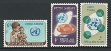 Papua New Guinea 1965 20th Anniv. of UNO set SG 79-81 Mnh.