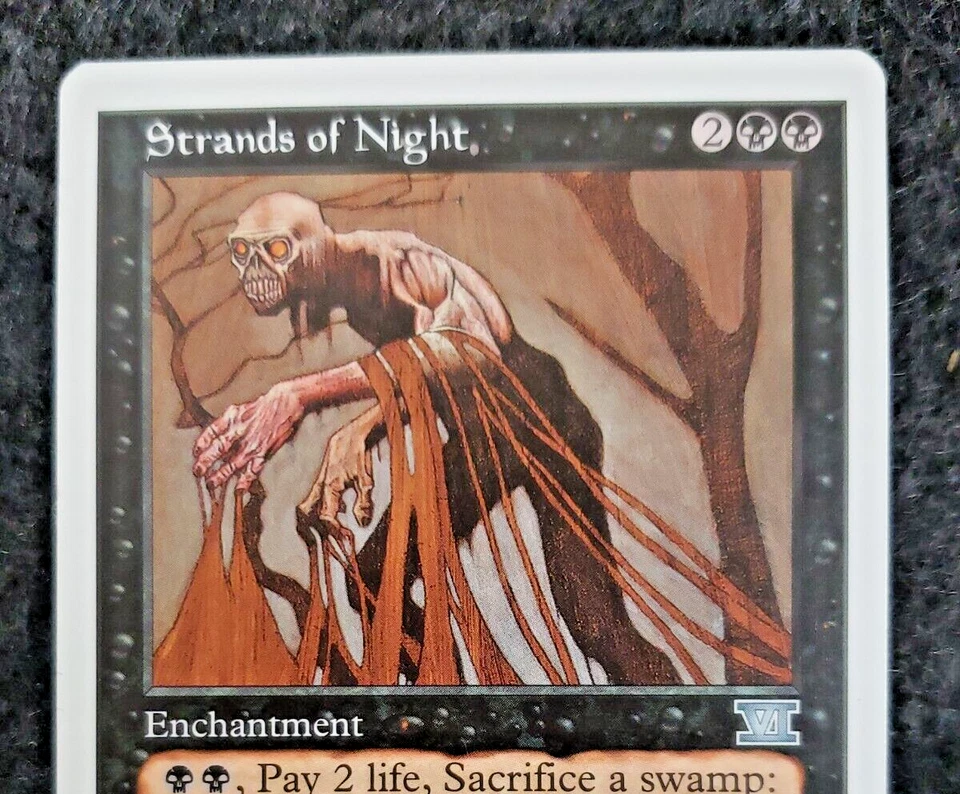 Strands of Night 夜の断片 MTG 英語 Strands of Night 6th Edition NM Black Uncommon MAGIC THE GATHERING