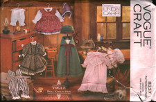 8337 Vintage Vogue Sewing Pattern Early American Doll Clothes Linda Carr OOP