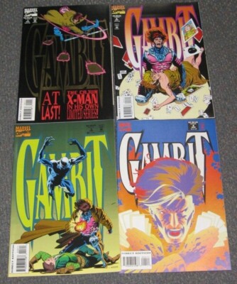 GAMBIT #1-4 FULL RUN MARVEL 1993 X-MEN HOWARD MACKIE-LEE WEEKS 