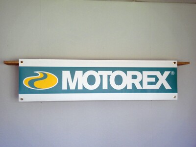 Motorex Öl Banner Motorrad Werkstatt Garage Mancave Wand Display