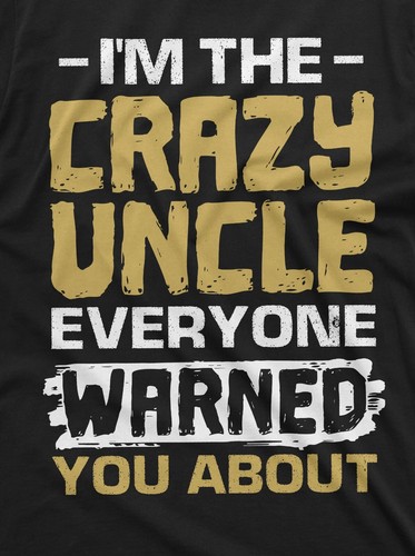 Tío Loco Camisa Divertida Regalo para Tío Cumpleaños Familia Camiseta Tío Regalo - Imagen 5 de 9