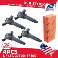 UF611 4X Ignition Coils For Hyundai Genesis Sonata Tucson Kia Optima Brand New