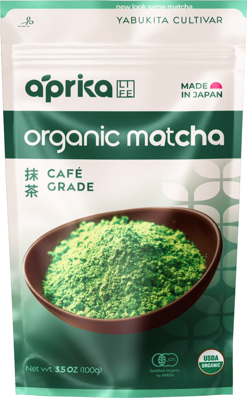 Polvo de té verde Matcha japonés orgánico - grado ceremonial/café - hecho en Japón