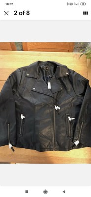 max studio leatherette jacket