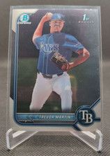 2022 Bowman Draft Chrome #BDC-184 Trevor Martin Tampa Bay Rays baseball card