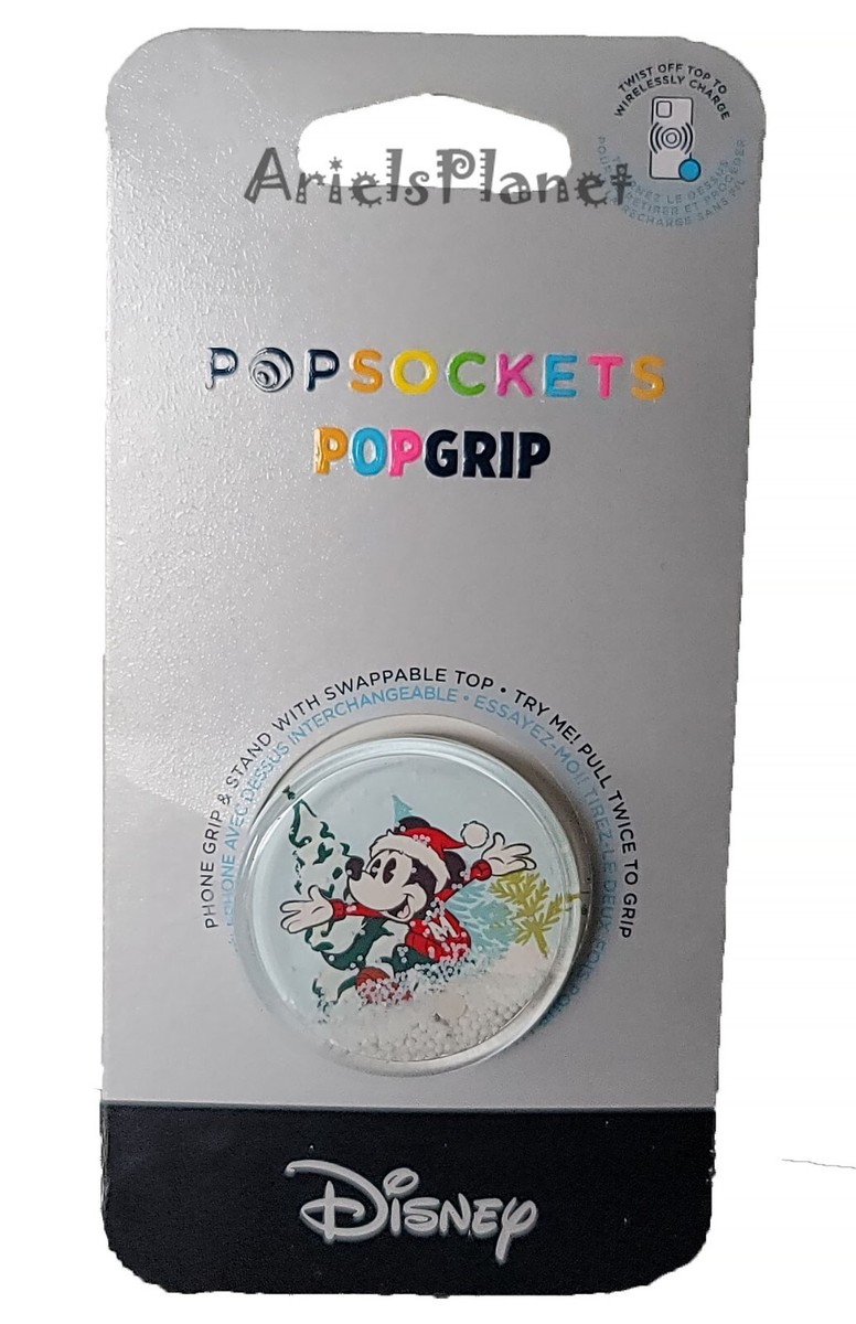 Disney Parks Mickey Mouse Holiday Christmas Snow Flakes PopGrip by PopSockets