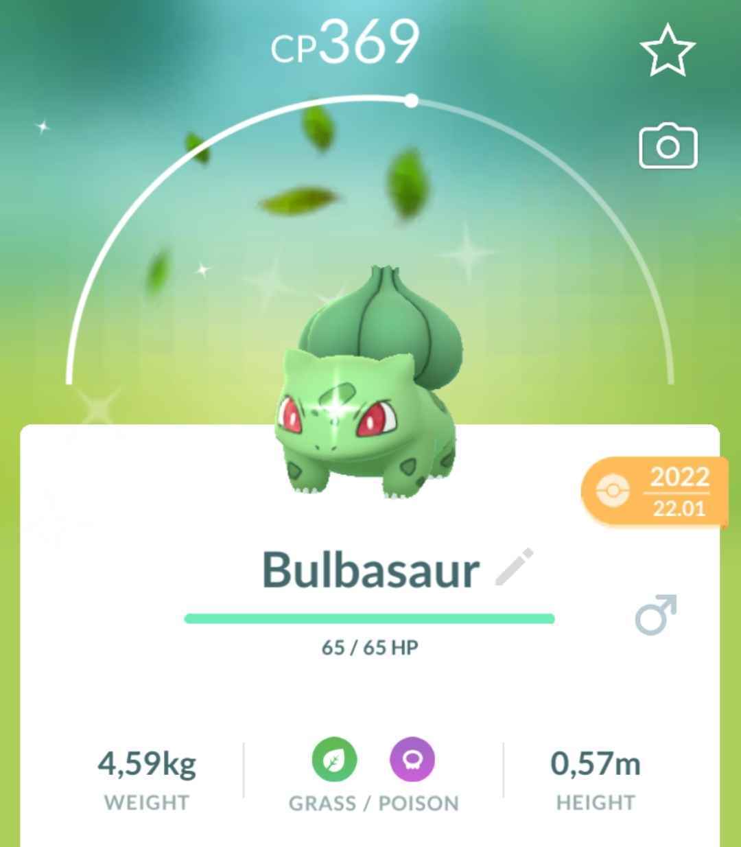 Pokemon Go ✨Shiny Bulbasaur Ivysaur Venusaur ✨ 2022 year ✨ 30d / registered