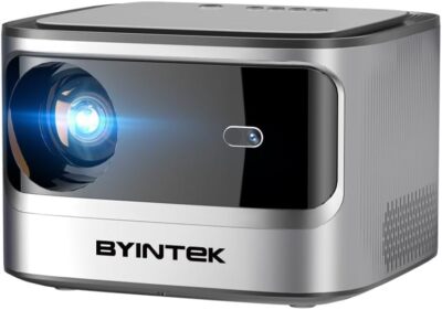 Heimkino-Beamer Mini Projektor, 18000Lumen Bluetooth 4K Full HD 1080P, Autofokus