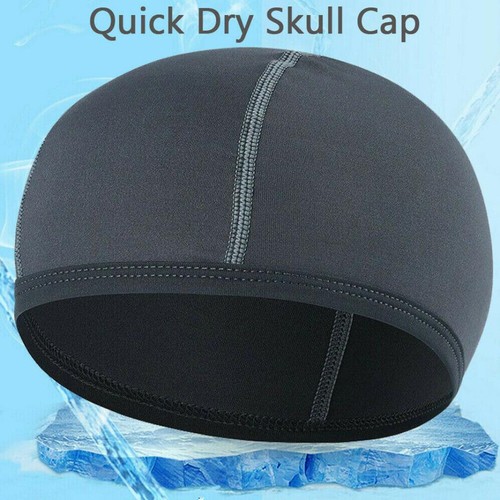 Gorra de calavera con cúpula calva absorbente de sudor forro deportivo gorro de enfriamiento - Imagen 2 de 11