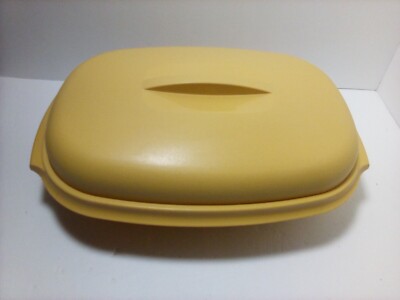 Vintage Tupperware Oval 4 Piece Microwave Steamer 1273-8 1275-2 1274-7 1276-11