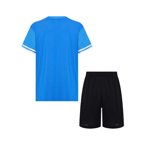 Boys Football Training Outfit Short Sleeve Tops Shorts Quick-Drying Sports Suit - Picture 8 of 59