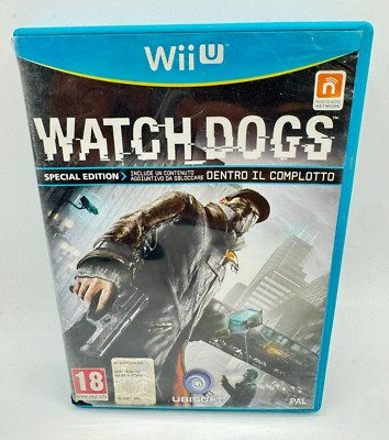 Watch Dogs Special Edition Nintendo Wii U Pal Eng Spiel Verwendet Komplette