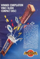 Advertising Italian Cutout 1992 Ice Cream ALGIDA Winner Compilation