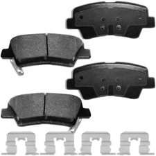 Rear Ceramic Brake Pads & Hardware for 2011-2014 2015 Sonata 11- 2016 Kia Optima