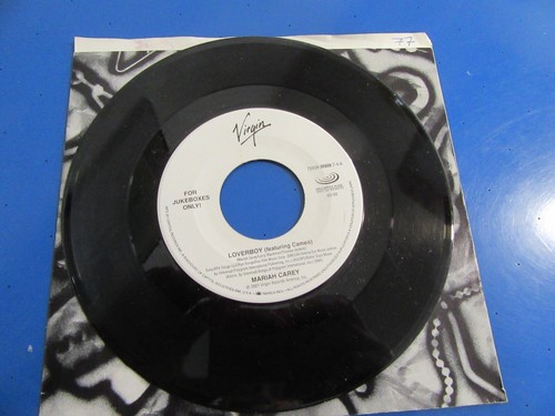 80's 45 RPM Record MARIAH CAREY / Loverboy / Company Sleeve - Picture 2 of 2