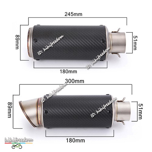 Juego completo silenciador de carbono tubo medio delantero de escape para Suzuki GSXR 600 750 2006-2007 - Imagen 10 de 15