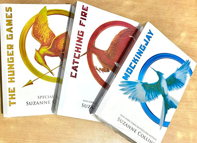 The Hunger Games Series by Suzanne Collins, Paperback...(3 Book Set).......