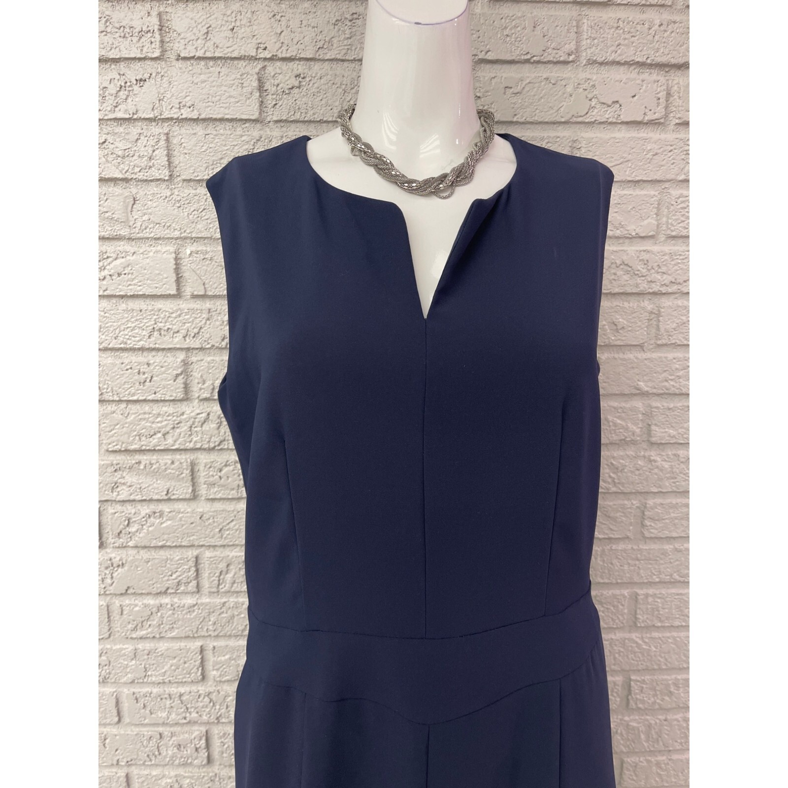 Pendleton Sleeveless Split-Neck Career Dress Size… - image 7