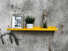 Metal shelf industrial duty photos books loft steel brackets shelves storage MTS