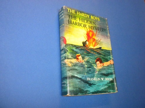 HARDY BOYS - HIDDEN HARBOR MYSTERY Dixon Grosset & Dunlap 1950's w/dust jacket - Picture 3 of 11