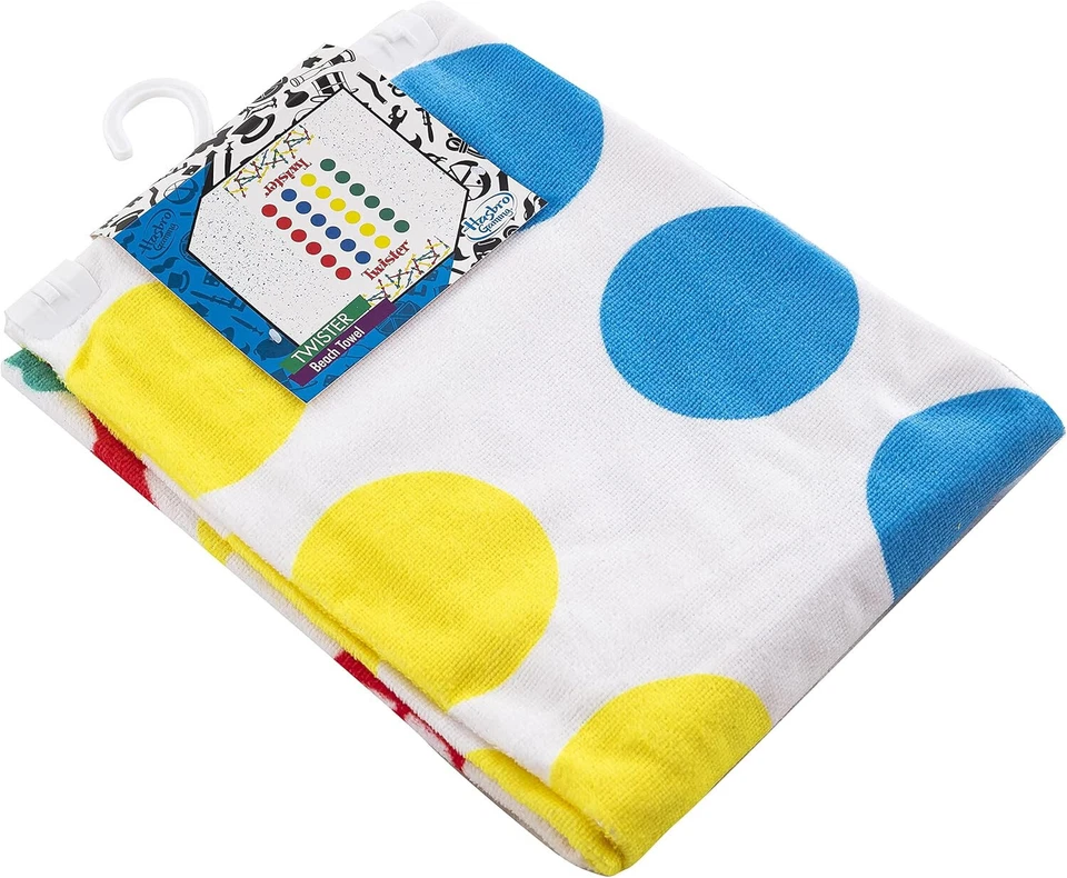 Полотенце - Twister - игры белый пляж/ванна новый 27 x 54" - Изображение 3 из 4